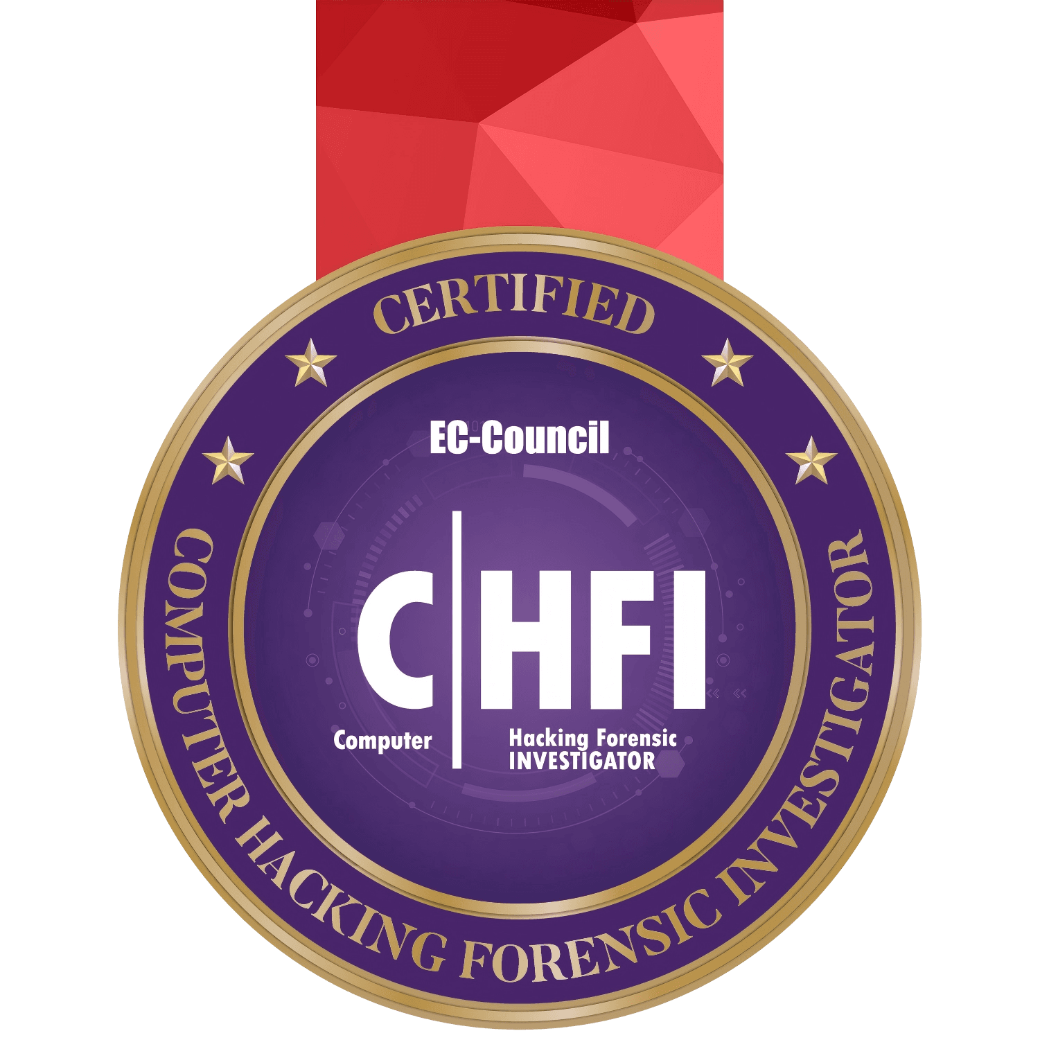 CHFI official EC-Council badge