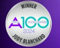 A100 Accelerated Winner, 2024 recognition badge